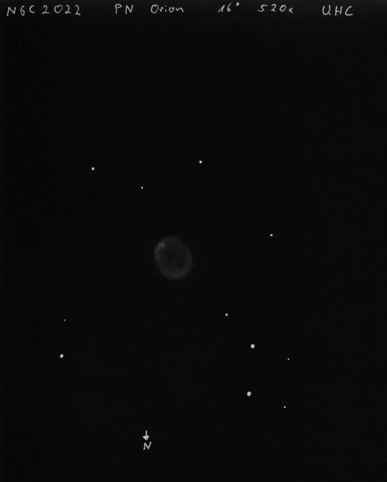 NGC 2022 mit UHC 520xneg